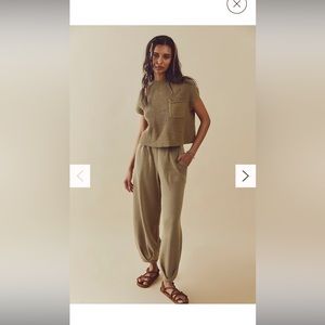 Free People Freya Sweater set Pants only, size L